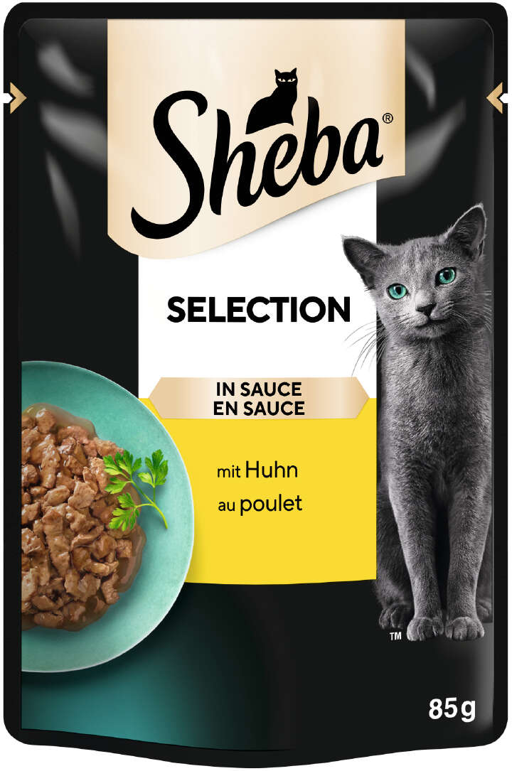 Sheba Katzen-Nassfutter Selection in Sauce mit Huhn
